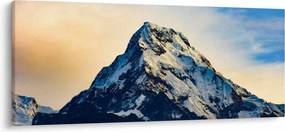 Obraz zasnežených hôr, Nepál (120x50 cm)