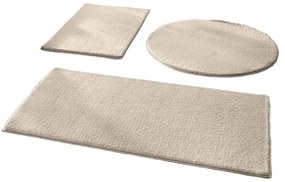 Sivobéžové kúpeľňové predložky v súprave 3 ks 50x90 cm – Mila Home
