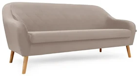 Béžová 3miestna pohovka CORANTI VELVET