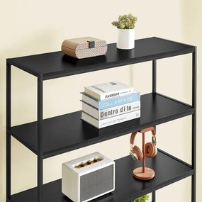 Autronic BONTEC Regál, mdf, čierna, AUR-E1121 BK Farba: Čierna