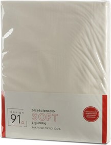 PRESTIERADLO Z MIKROVLÁKNA SOFT 200X220 CM KRÉMOVÉ