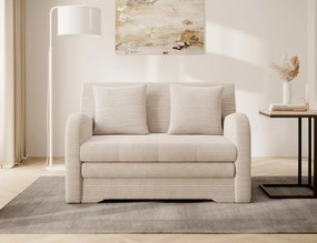 Béžová 2 miestna pohovka ARIO JARELL, rozkladacia