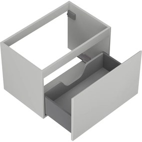 Mexen Orio, kúpeľňová skrinka 70 cm, 1 zásuvka, sivá matná, 91A10-07047-1-BF62