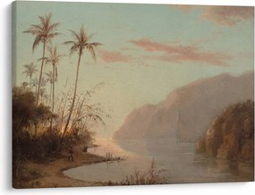 Obraz - Camille Pissarro, A creek in st. Thomas (Virgin Islands), reprodukcia (70x50 cm)