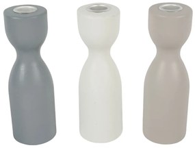 Drevený svietnik TORNE 18 cm - viac farieb