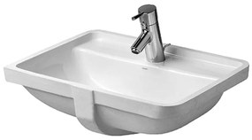 Duravit Starck 3 - Vstavané umývadlo 525x400 mm, 1 otvor pre armatúru prepichnutý, biela 0302490000