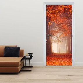 Fototapeta na dvere - Jesenný les (95x205cm)