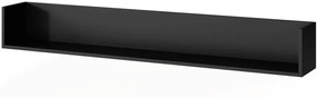Polica RAFTT 150 cm, čierna