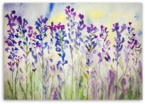Gario Obraz na plátne Fialové kvety na lúke Rozmery: 90 x 60 cm