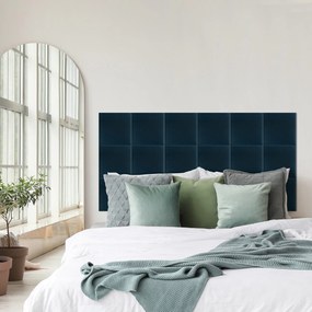 Čalúnený panel - Štvorec - 30x30cm Farba: Námornícka modrá, Rozmer: 30x30