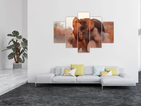Obraz - Veľký slon africký (150x105 cm)
