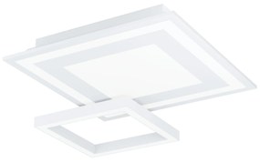 EGLO LED inteligentné stropné osvetlenie SAVATARILA-Z, 4x2, 7W, teplá biela-studená biela, RGB, biele