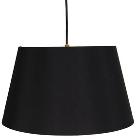 Moderná závesná lampa čierna - Lofty