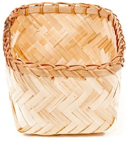 Súprava 3 úložných bambusových košíkov Compactor Natural Bamboo