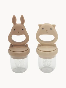 Súprava hryzadiel na ovocie Bunny, 2 diely