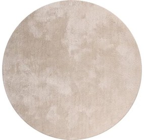 Dekoratívny koberec Shaggy Wellness Ø 160 cm béžový okrúhly