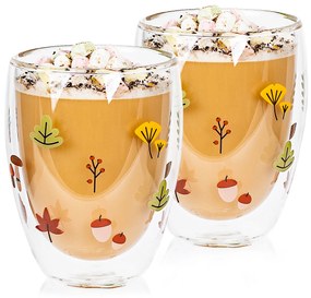 4Home Termo pohár Autumn Hot&Cool 350 ml, 2 ks