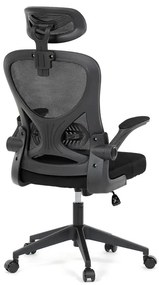 Autronic BONTEC Kancelárska stolička, hojdací mechanizmus, čierna, KA-K2021 BK Farba: Šedá