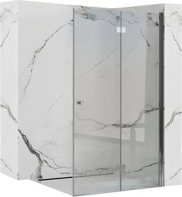 Rea Fold N2, sprchové dvere ku sprchovému kútu Fold 90cm, 6mm číre sklo, chrómový profil, REA-K7442
