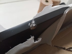 AKCIA Čierny jedálenský stôl BERGEN 120x80 cm II. akosť