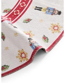Červený okrúhly koberec s vianočným motívom ø 160 cm Toy's Delight Nutcracker – Villeroy&amp;Boch