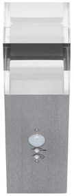 Ledvance - LED Vonkajšie nástenné svietidlo so senzorom CRYSTAL 1xLED/5W/230V IP44