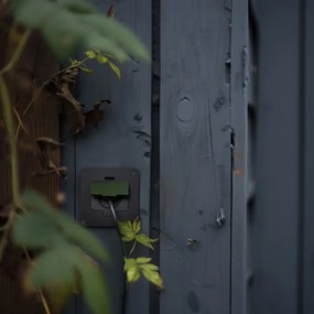 Brilagi - Vonkajšia zapustená obdĺžniková podlahová zásuvka IP55 čierna