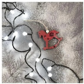 Vianočná reťaz LED 8 m, studená biela