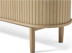 TV stolík v dekore duba v prírodnej farbe 180x56x40 cm Meta – Unique Furniture