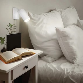 SOLIGHT Nástenná lampička CELE 1x GU10, biela