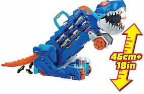 Mattel Hot Wheels City T-Rex ťahač so svetlami a zvukmi HNG50