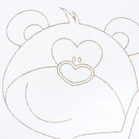NEW BABY Detská postieľka New Baby Medvedík s hviezdičkou štandard dub