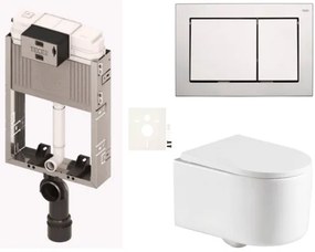 Závesný wc set na zamurovanie SAT SIKOTZREX72CR, 1 ks