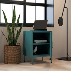 Nočný stolík MIA, 424 x 595 x 400 mm, Modern: morská farba