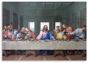 Gario Obraz na plátne Úryvok diela Posledná večera - Leonardo da Vinci, reprodukcia Rozmery: 100 x 70 cm