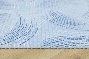 Kúpelňová penová rohož 88A modrá