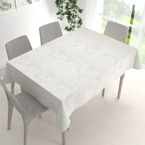 Biante Dekoračný obdĺžnikový obrus Parma PM-116 Strieborný mramor na krémovom 100x140 cm