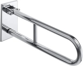 Bemeta Design HELP: Madlo, 813 mm, v tvare U, sklopné, s krytkou, nerez, lesk - 301607471