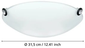 Eglo 93624 - LED stropné svietidlo CAFIERA LED/12W/230V