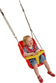 Smart4Play | Marimex Play závesná hojdačka Baby Luxe - červená | 11640316