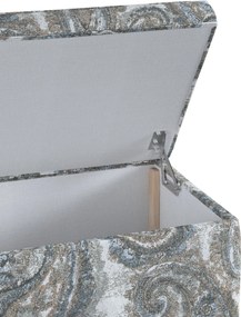 Truhlica čalúnená farba produktu viacfarebná látka zapletaná, vzorované
