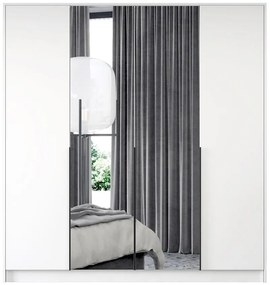 Skriňa Moda s páskou 200 biela