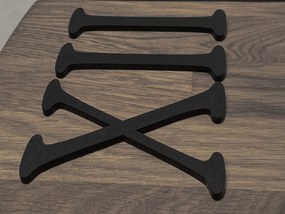 Dekorstudio Drevené hodiny na stenu Solid OAK hnedé 80cm