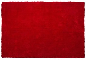 Koberec 140 x 200 cm červený DEMRE Beliani