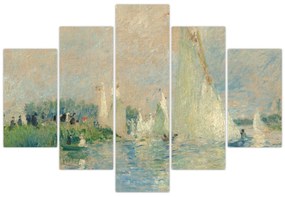 Obraz - Auguste Renoir, Regatta at Argenteuil, reprodukcia (150x105 cm)