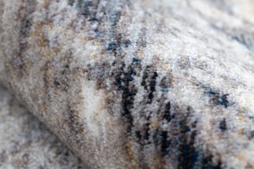 Moderný koberec TINE 75417A, nepravidelný tvar, Skala, krémovo/ sivý