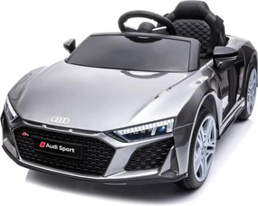 LEAN CARS Elektrické autíčko Audi R8 Lift A300 strieborné