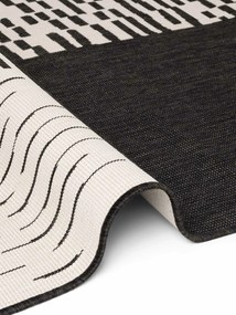 Ted Baker, Kusový koberec Ted Baker Haringey 106376 Black White, 160x230, čiernobiela, chodba / predsieň