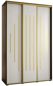 Skriňa 45 Canaris 12 160 čierna/biela/gold