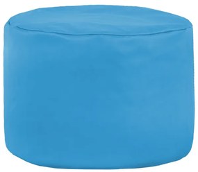 Taburetka Cilindro svetlomodrá ekokoža